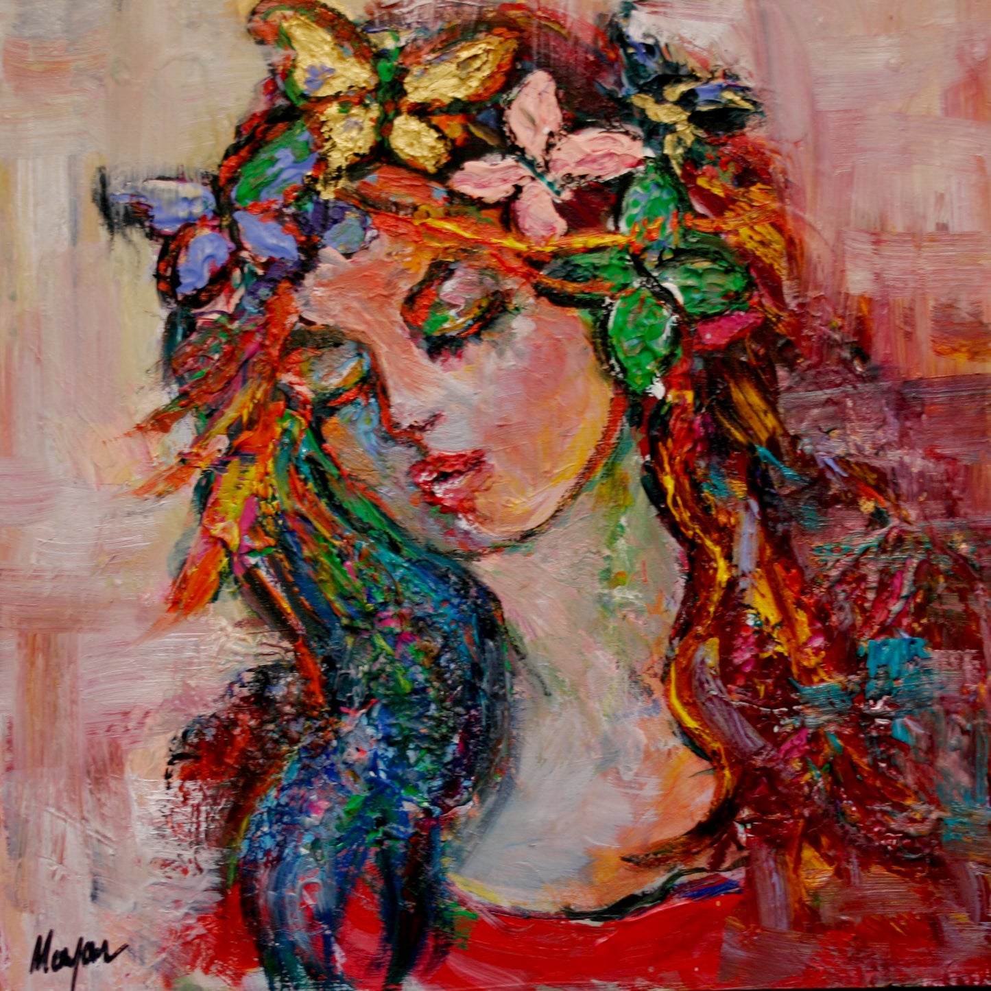 Kissed by Butterflies (Print)