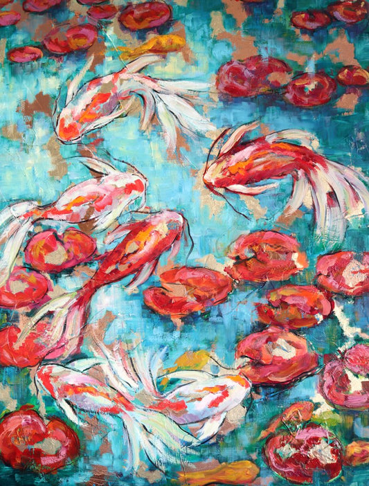 Dancing in the Pond (Print)