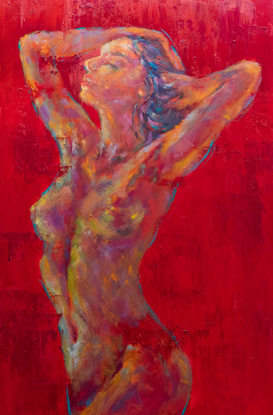 There is a Shade of Red for Every Woman (ORIGINAL SOLD)