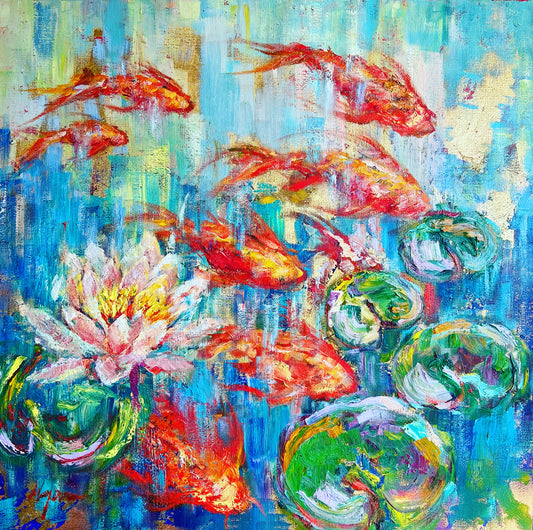 Joy in the Pond III (Print)