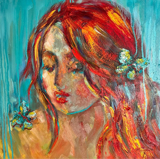 Being Kissed by A Butterfly (Print)