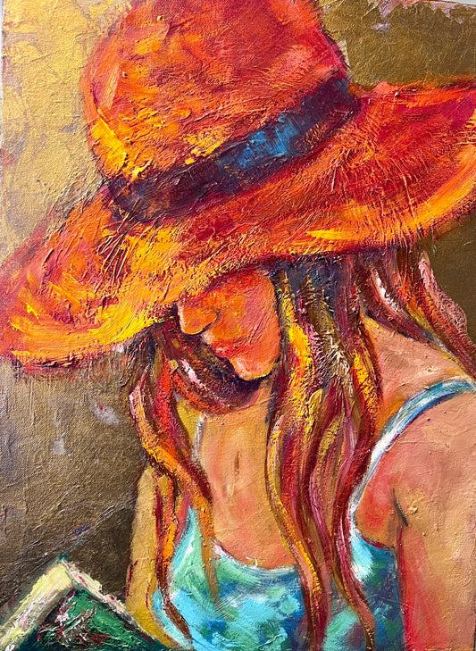 She sounds like someone who spends a lot of time in libraries (Original)