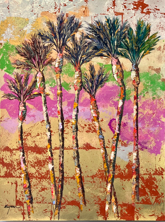 Dancing Palms at Sunset’s Edge