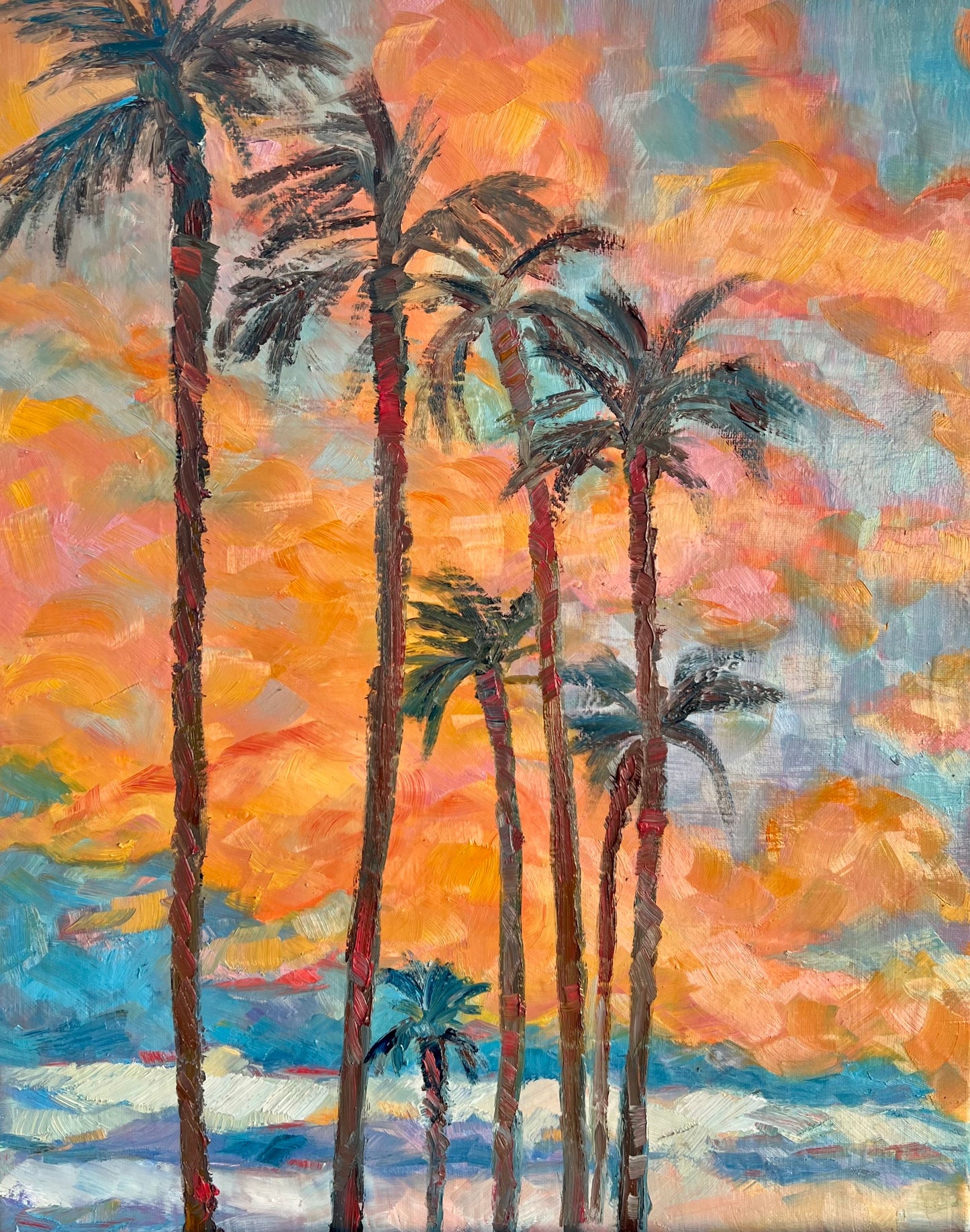 Under the Palm Trees (Print)